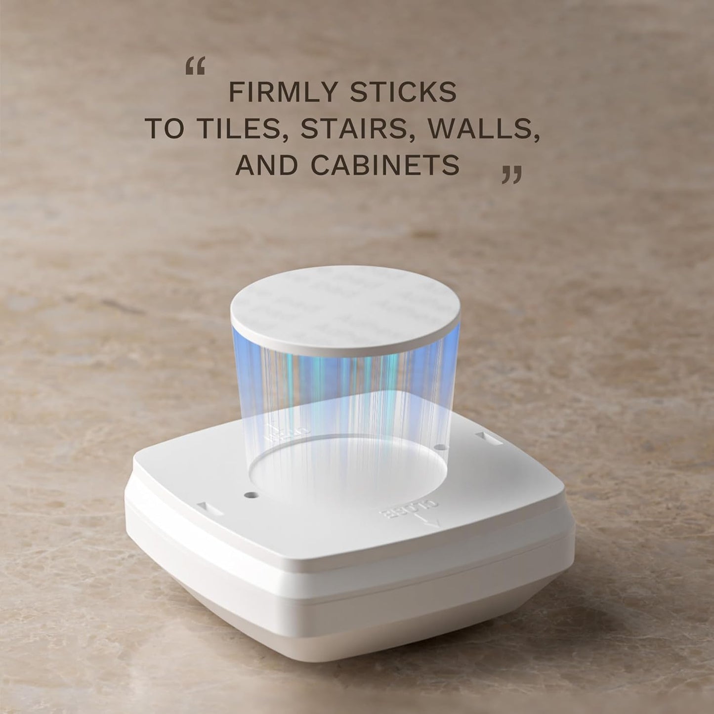 Innofox 10-Pack Stick-On Motion Sensor Lights  Warm White Led Night Light  Stick-Anywhere Stair Lights  Closet Light  Battery Operated Wall Light For Kitchen  Hallway  Bedroom  Bathroom  Stairs