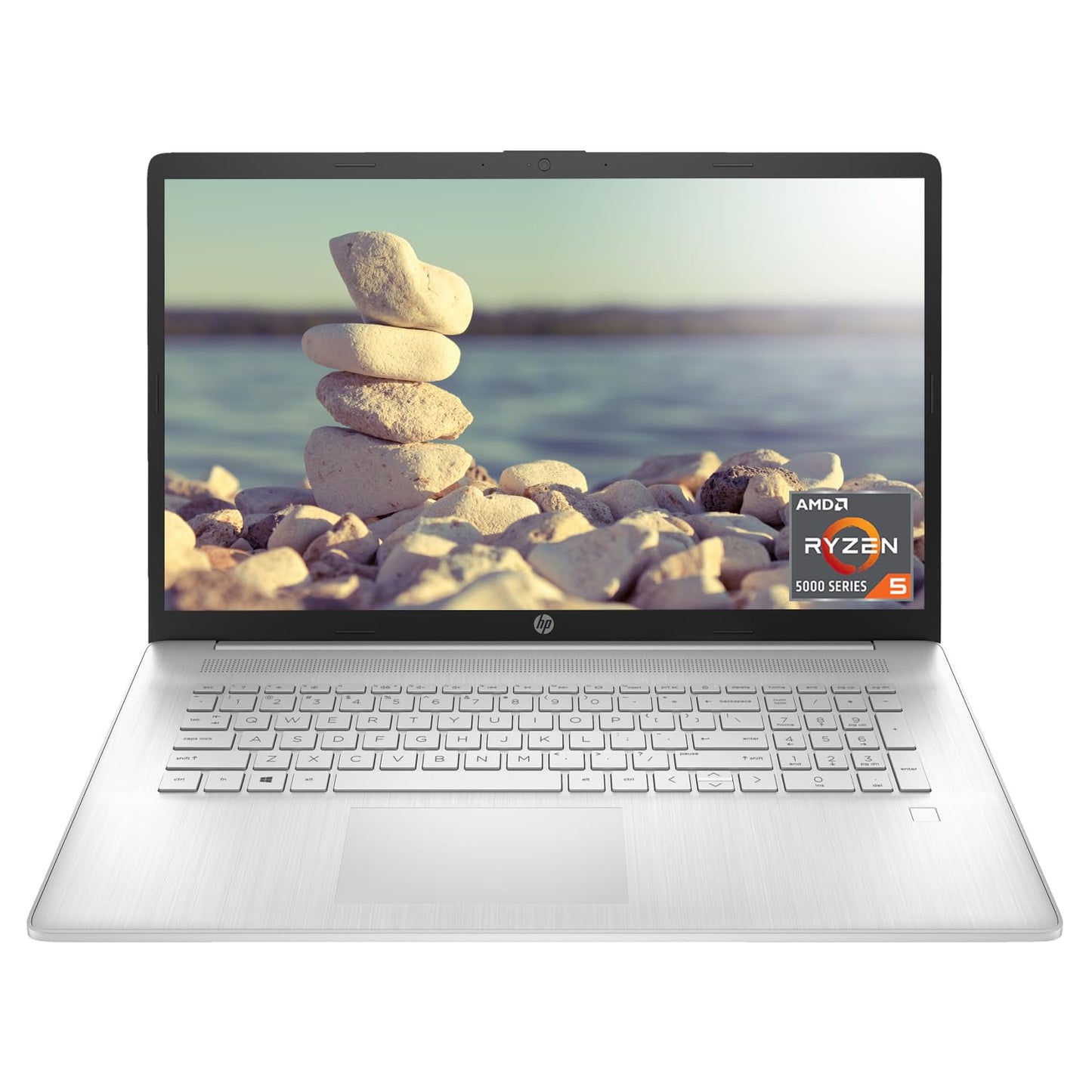 Hp 17 Laptop, 17.3 Fhd Screen, Amd Ryzen 5 5500U, 16Gb Ssd, 2Tb Ssd, Webcam, Hdmi, Fingerprint Reader, Wi-Fi, Windows 11 Home, S
