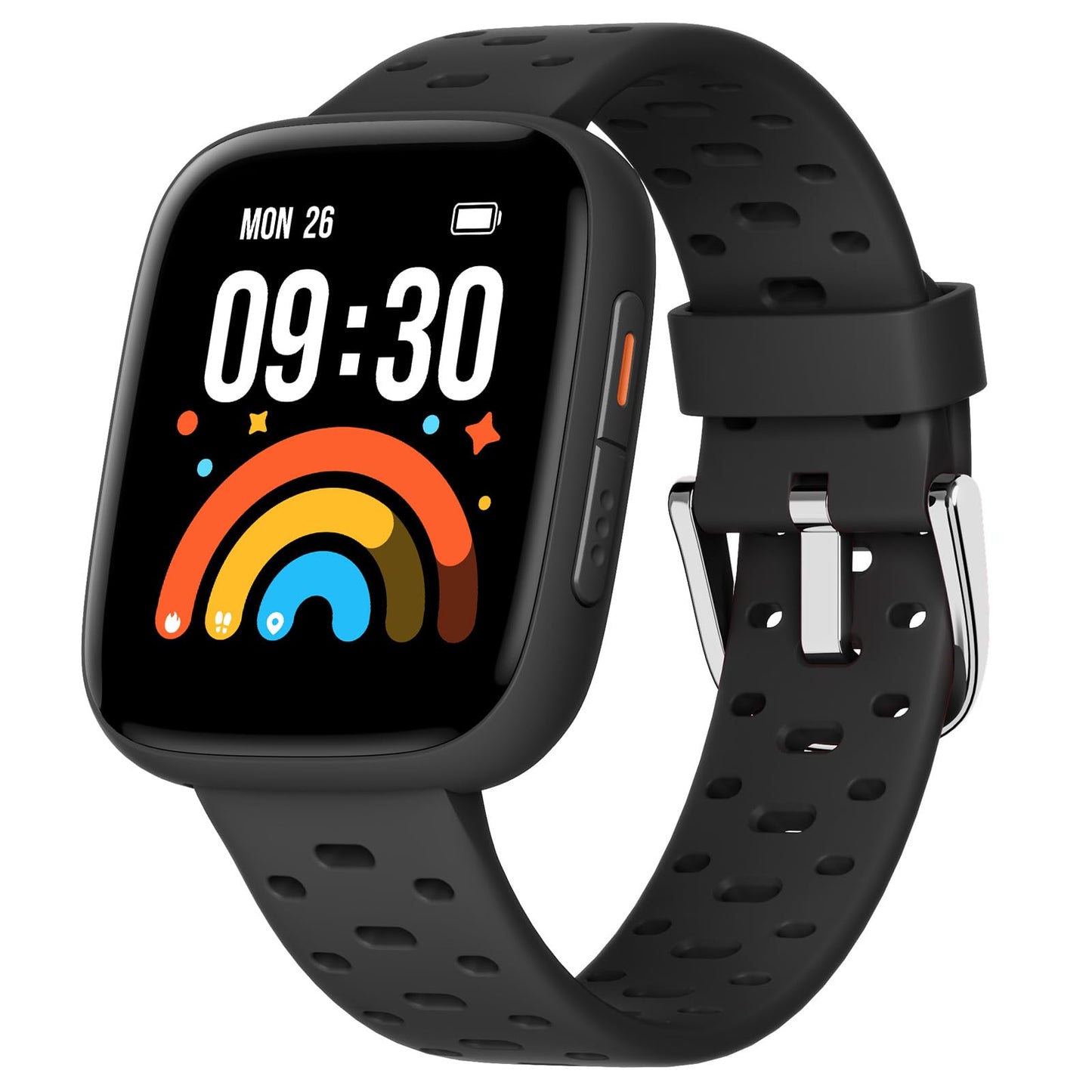 BIGGERFIVE Kids Watch No Phone Needed, 1.8 Amoled Smart Fitness Watch Pedometer, Heart Rate, Sleep Tracker, 30m Waterproof, Step