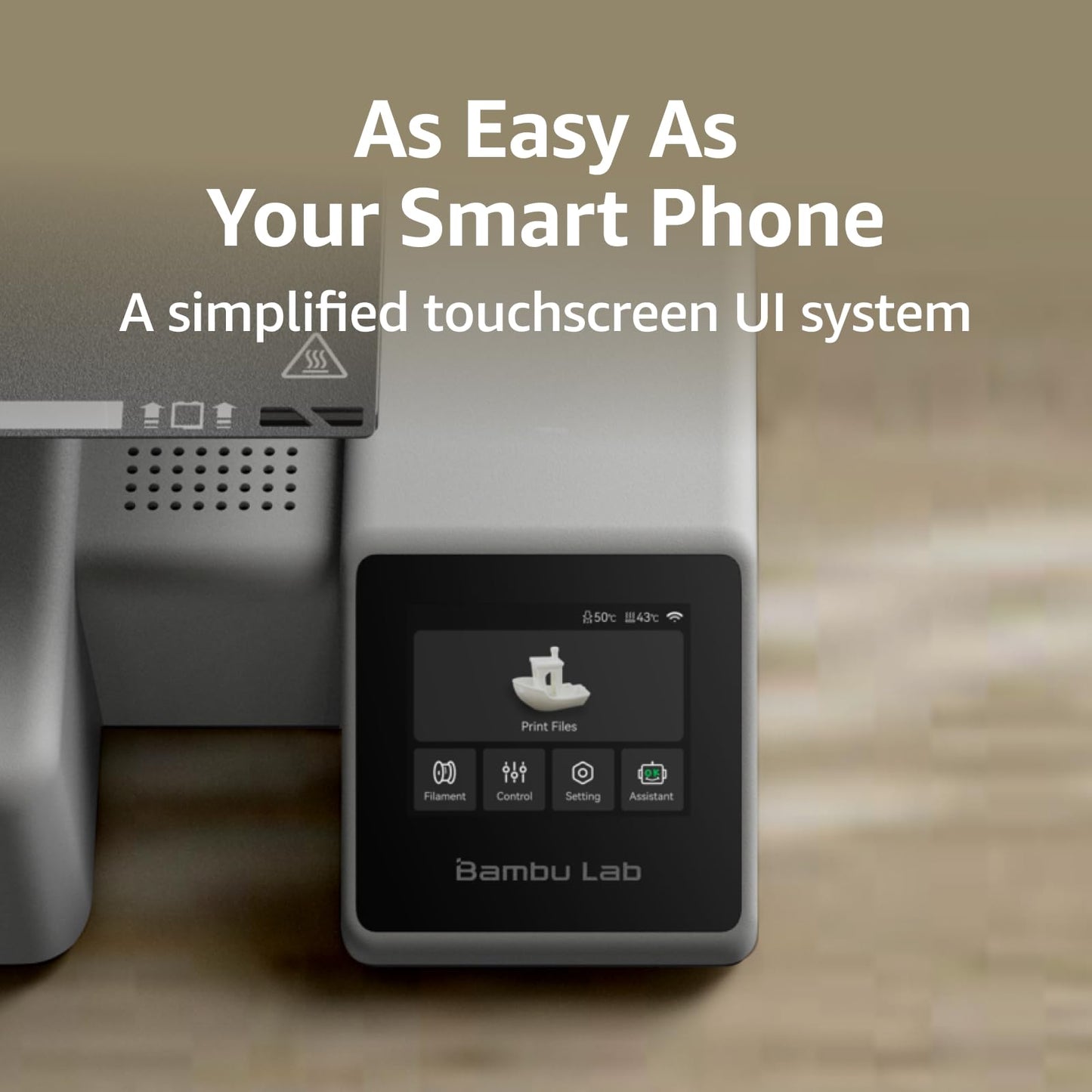 Bambu Lab A1 Mini 3D Printer, Support Multi-Color 3D Printing, Set Up in 20 Mins, High Speed & Precision, Full-Auto Calibration & Active Flow Rate Compensation, ≤48 dB Quiet FDM 3D Printers