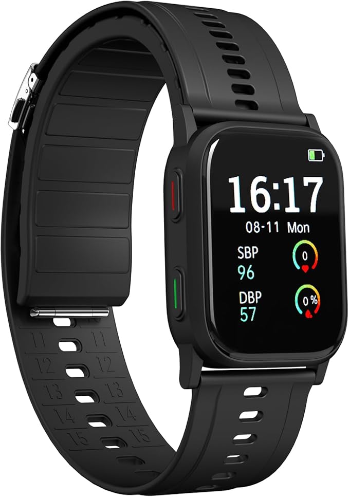 Blood Pressure Monitor Watch with FDA 510(k) Clearance,Blood Pressure Watch with Heart Rate,Blood Oxygen (Wellness), Medic...