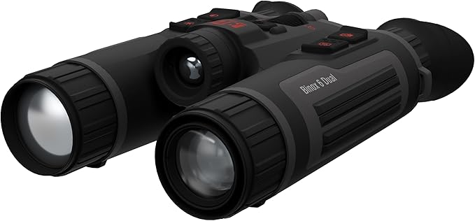 ATN Binox 6 Dual Multispectral Binoculars 256×192 Sensor w/Thermal + 4K Day/Night/Twilight, 1,000 m Laser Rangefinder, Wi-...