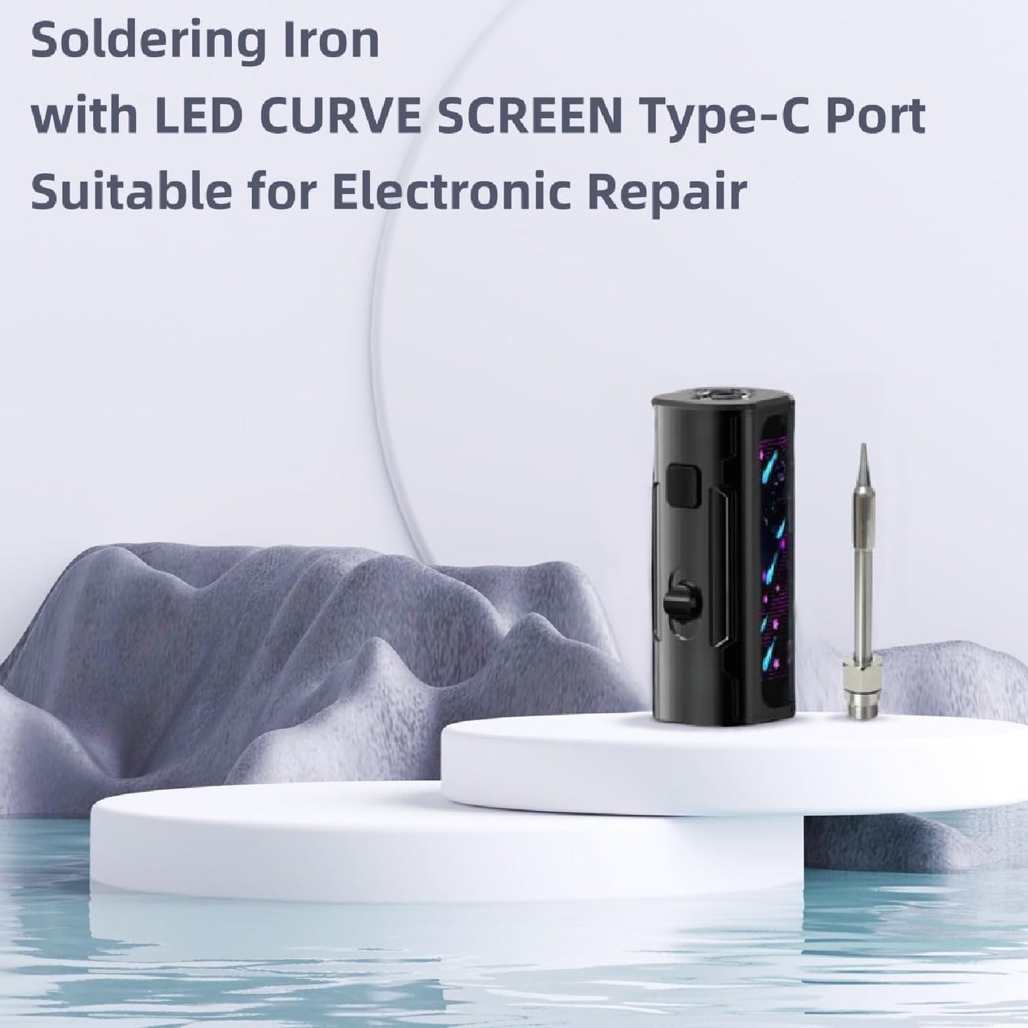 Mini Solder with Rechargable Battery (black)