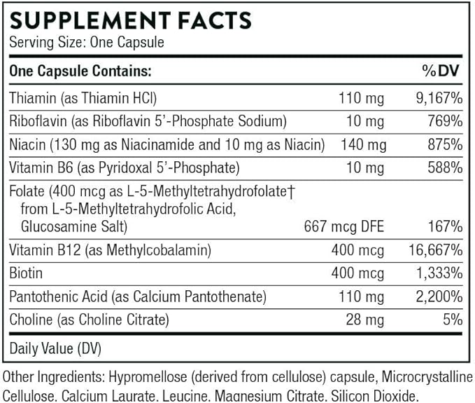 THORNE Energy Bundle - Daily Greens Plus & Basic B Complex - Promotes Cellular Energy and Physical Endurance - 30 Servings
