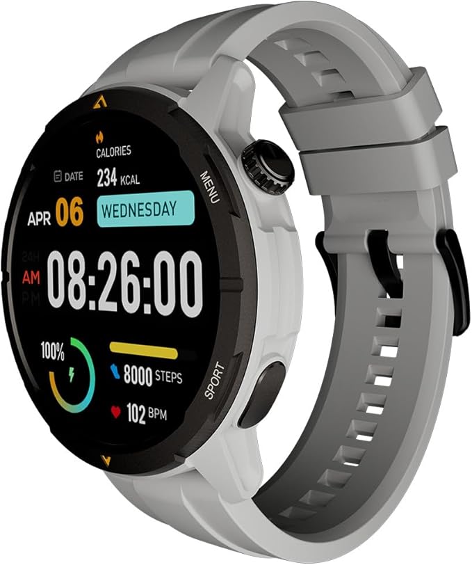 AGM Legion Rugged GPS Smartwatch, 5ATM Waterproof, Shockproof & Drop-proof, 100+ Sports Modes, Bluetooth Calling, Compass,...