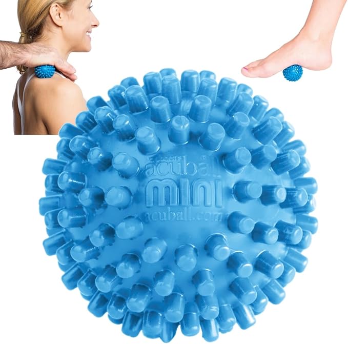 Dr. Cohen’s Heatable Deep Tissue Massage Ball Mini - acuBall Trigger Point Massage Therapy for Myofascial Release - Spiky ...