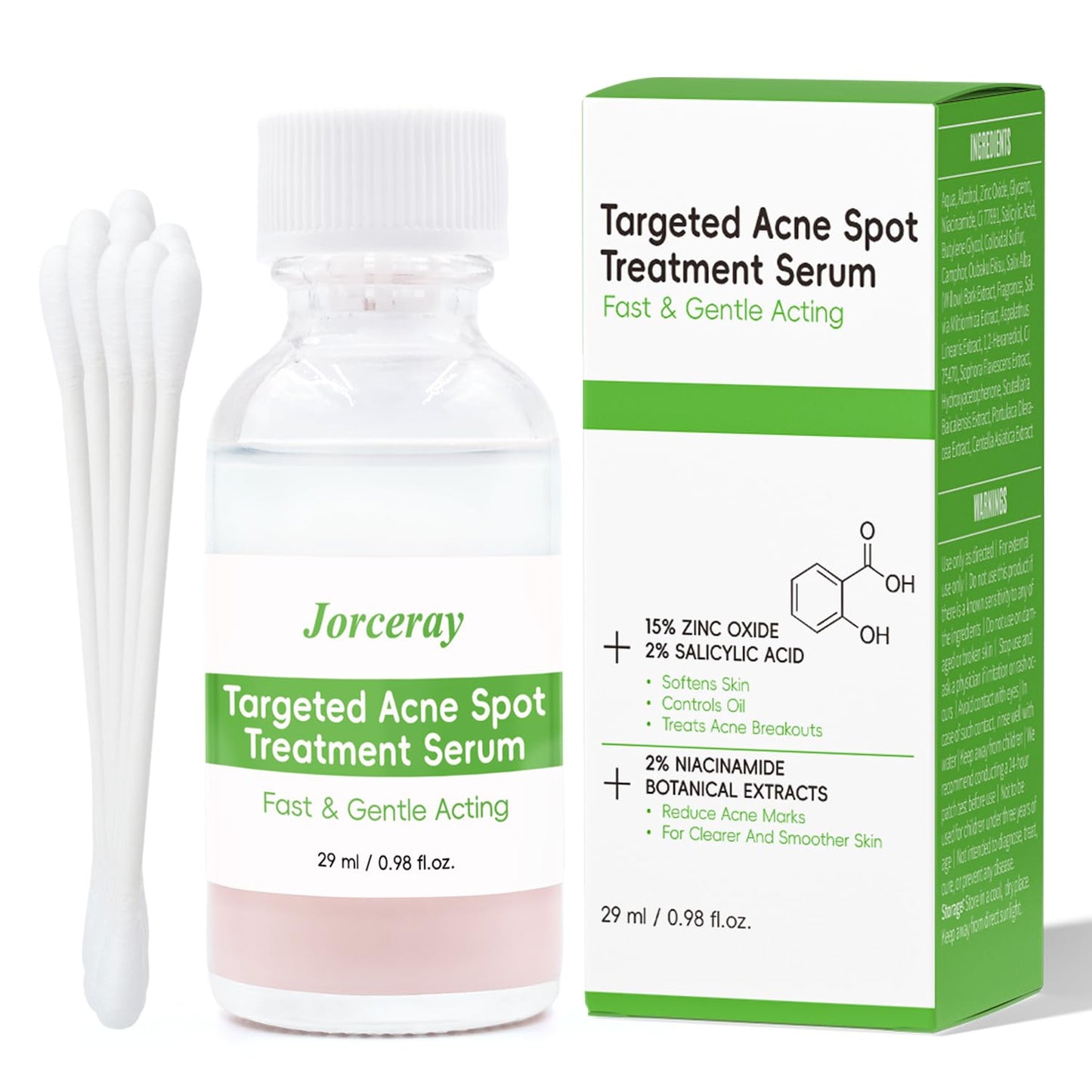 Effective Acne Treatment for Face - Acne Drying lotion - Removes Acne and Redness - Eliminating Zits - Pimple Drying Lotion 1 Fl