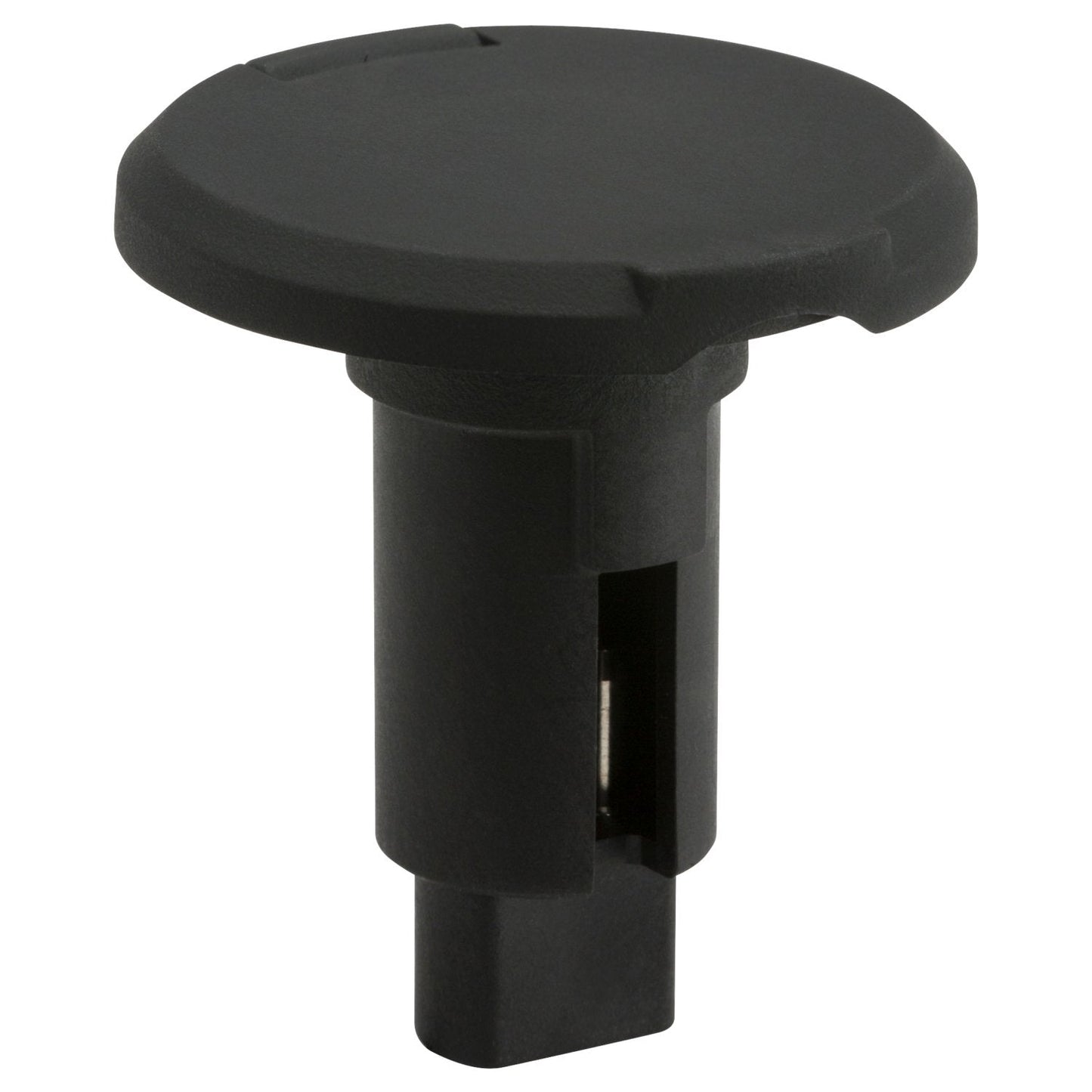 Attwood Lightprotective covering Plug-In Base - 2 Pin, Black Electric Connector
