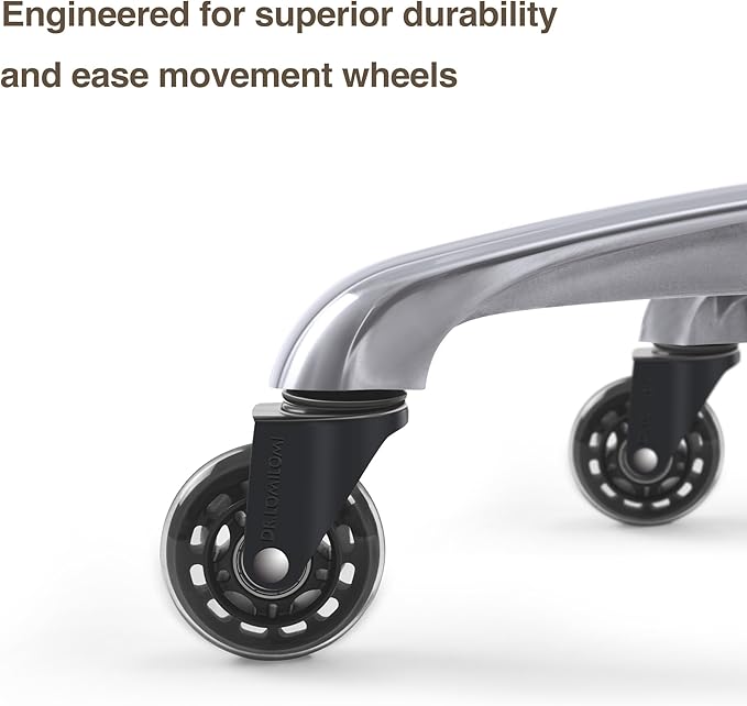 Heavy-Duty Ergonomic Pneumatic Swivel Rolling Saddle Stool with Extra Wide Seat for Hygienic Clinic Spa Massage Home and Office - 505 KIMO (Vanilla)