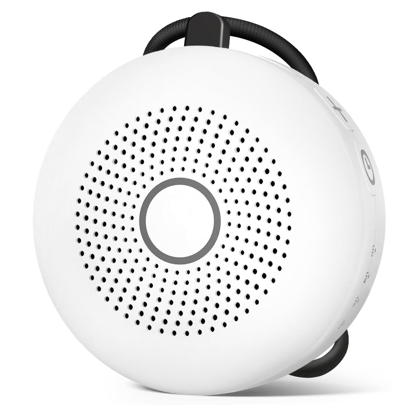 Sleepbox Portable White Noise Machine 30 Soothing Sounds Rechargeable Battery Small for Travel 32 Volume Control Noise Canceling Sleep Machine Sound Therapy for Baby Kids Adults (White)