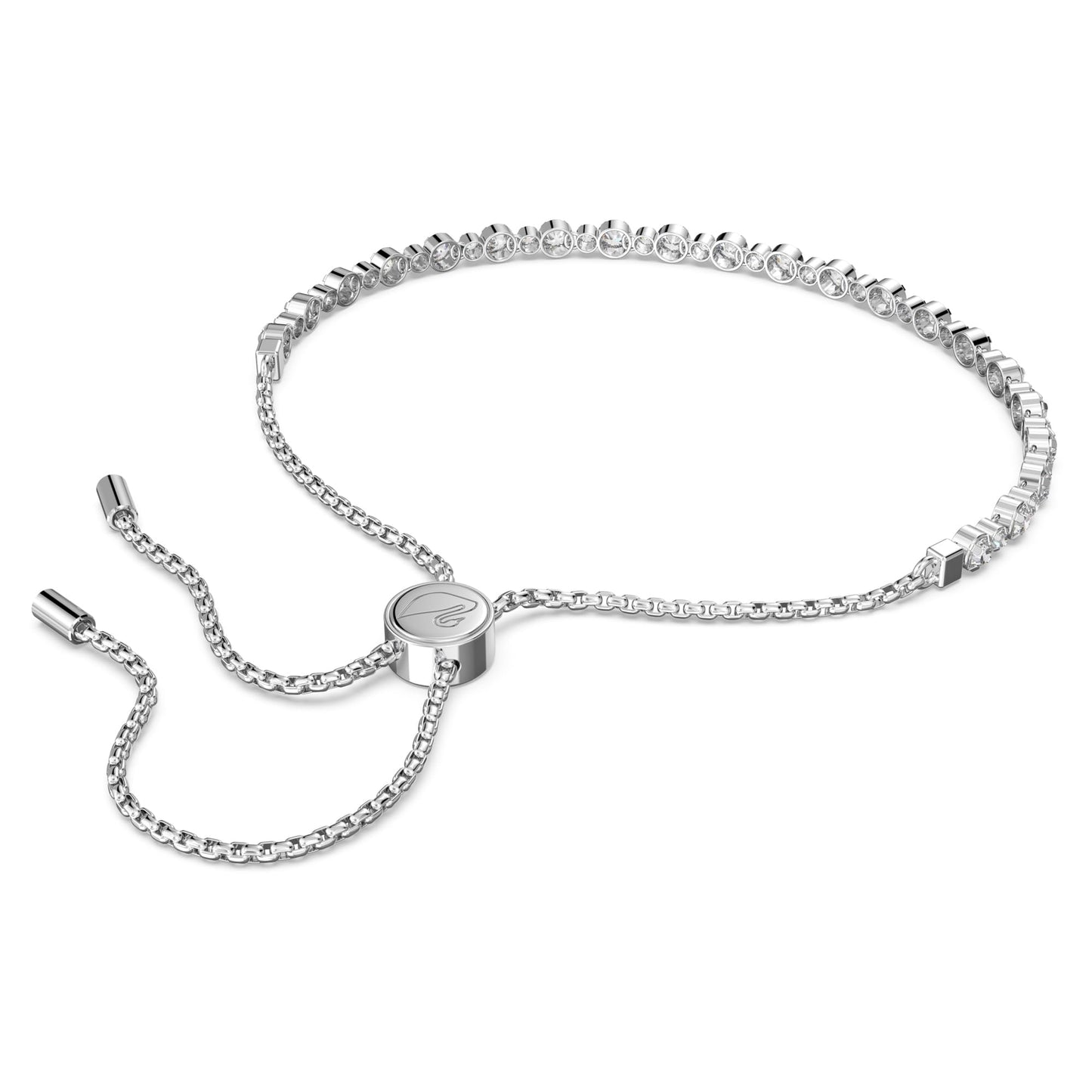 Swarovski Women's Matrix Bracelet Jewelry Collection, Rhodium Finish, Clear Crystals