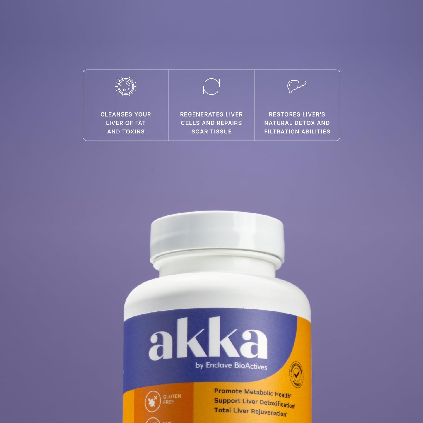 Akka Premium Liver Cleanse Detox & Support Superbiotic - 2pack: Detox, Regeneration, & Restoration Liver Support Supplement with Bioavailable Pasteurized Akkermansia | Vitality | Metabolism | Immunity