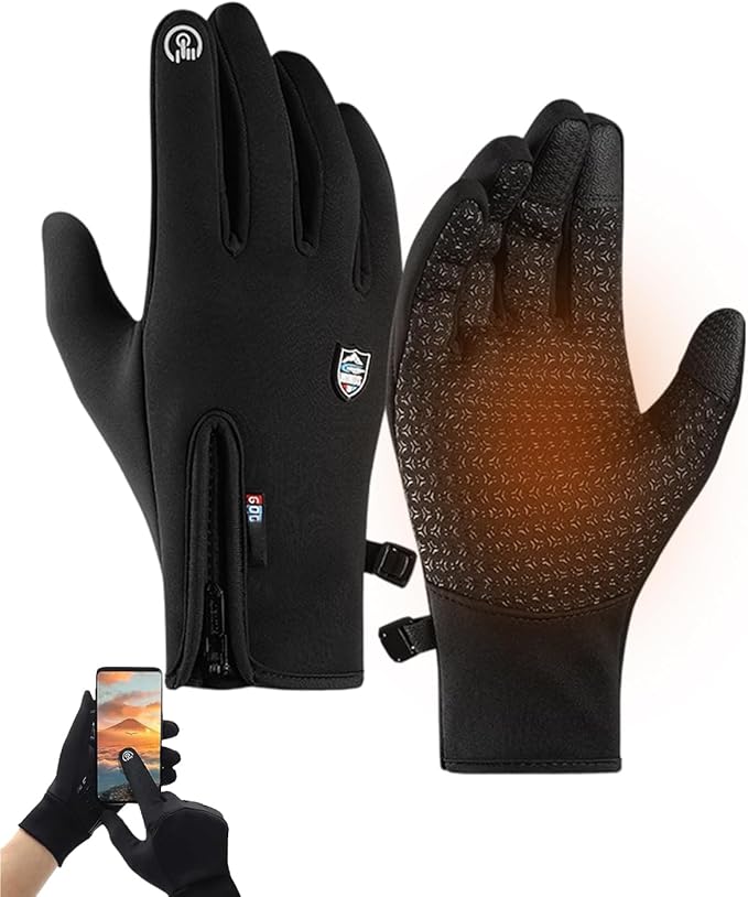 Boolex Winter Gloves, Sport Glove with Touchscreen Fingers, Waterproof, Windproof, Anti-Slip for Women & Men