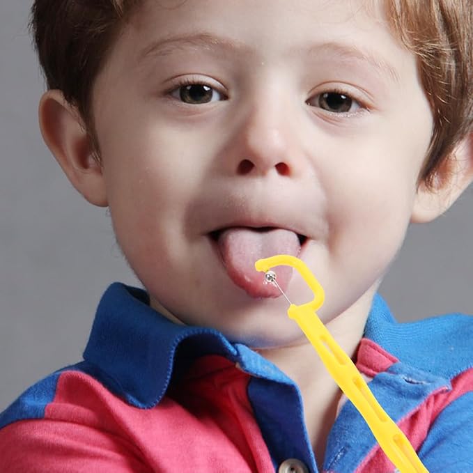 Tongue Trainer, 4PCS Tongue Exerciser for Speech Myofunctional Therapy Tools Tip Lateralization and Elevation Therapeutic Tool Set for Apraxia Improve Feeding Skills
