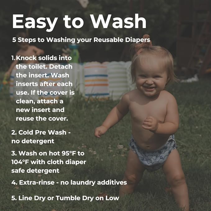 Nora's Nursery Reusable Swim Diapers and Wet Bag - One Size Fully Adjustable - Big Splash Unisex 3 Pack with Wet Bag