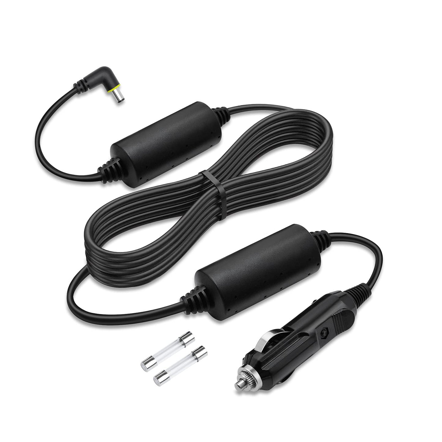 Healvaluefit 12 Volt Shielded DC Power Cable for Dreamstation 2 CPAP/BiPAP Advanced Adapter Cigarette Lighter Power Supply with 2 8A DC Cord Replacement fuses