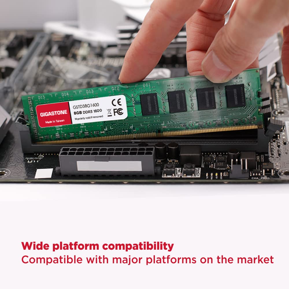 ?Ddr3 Ram? Gigastone 32Gb Kit (4X8Gb) Ddr3/Ddr3L 1600Mhz (1333Mhz) Pc3-12800 (Pc3-10600) Cl11 1.35V/1.5V 2Rx8 Udimm 240 Pin Unbu