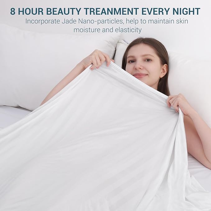 Elegear Revolutionary Cooling Blanket King, Absorbs Heat to Keep Body Cool for Night Sweats, Double Sided Arc-Chill3.0 Cool Fiber Q-Max>0.5, Lightweight Summer Cold Blankets Sleeping 90" x 108"