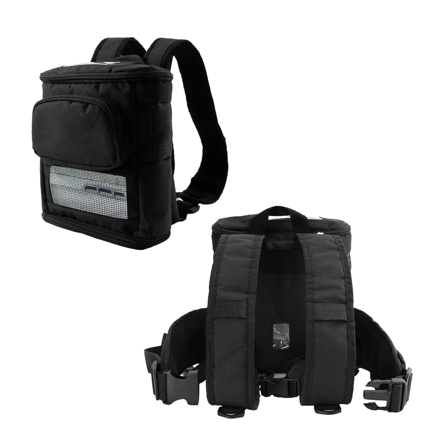 Lightweight Carrier for Inogen One G5 Oxygen Concentrator,Portable Oxygen Backpack with Adjustable Straps,Zippered Bottom for Oxygen Concentrator G5 Accessories,Water Resistant Oxygen Backpack(Black)