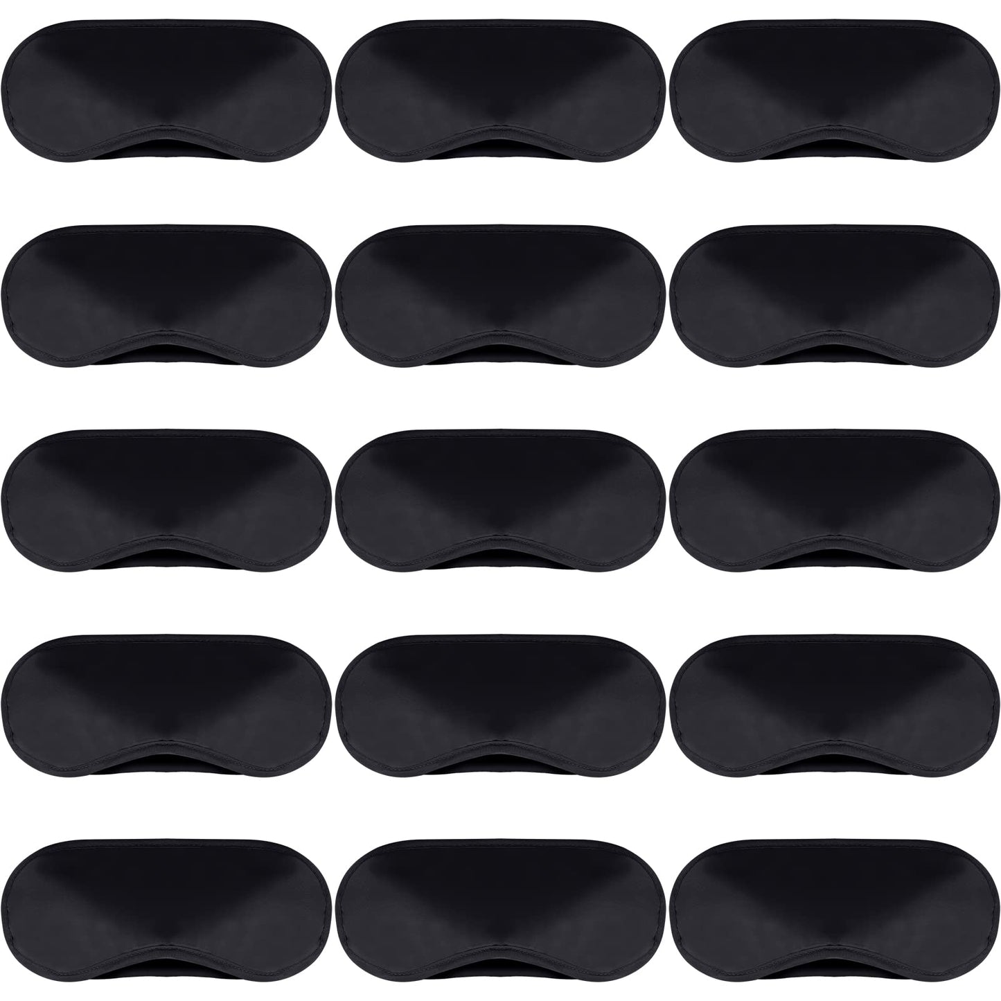 100 Pack Eye Mask Disposable Blindfolds for Games with Nose Pad Soft Eye Cover Party Pack Sleep Eye Masks Eye Shade Mask Women Men Kids (Black)