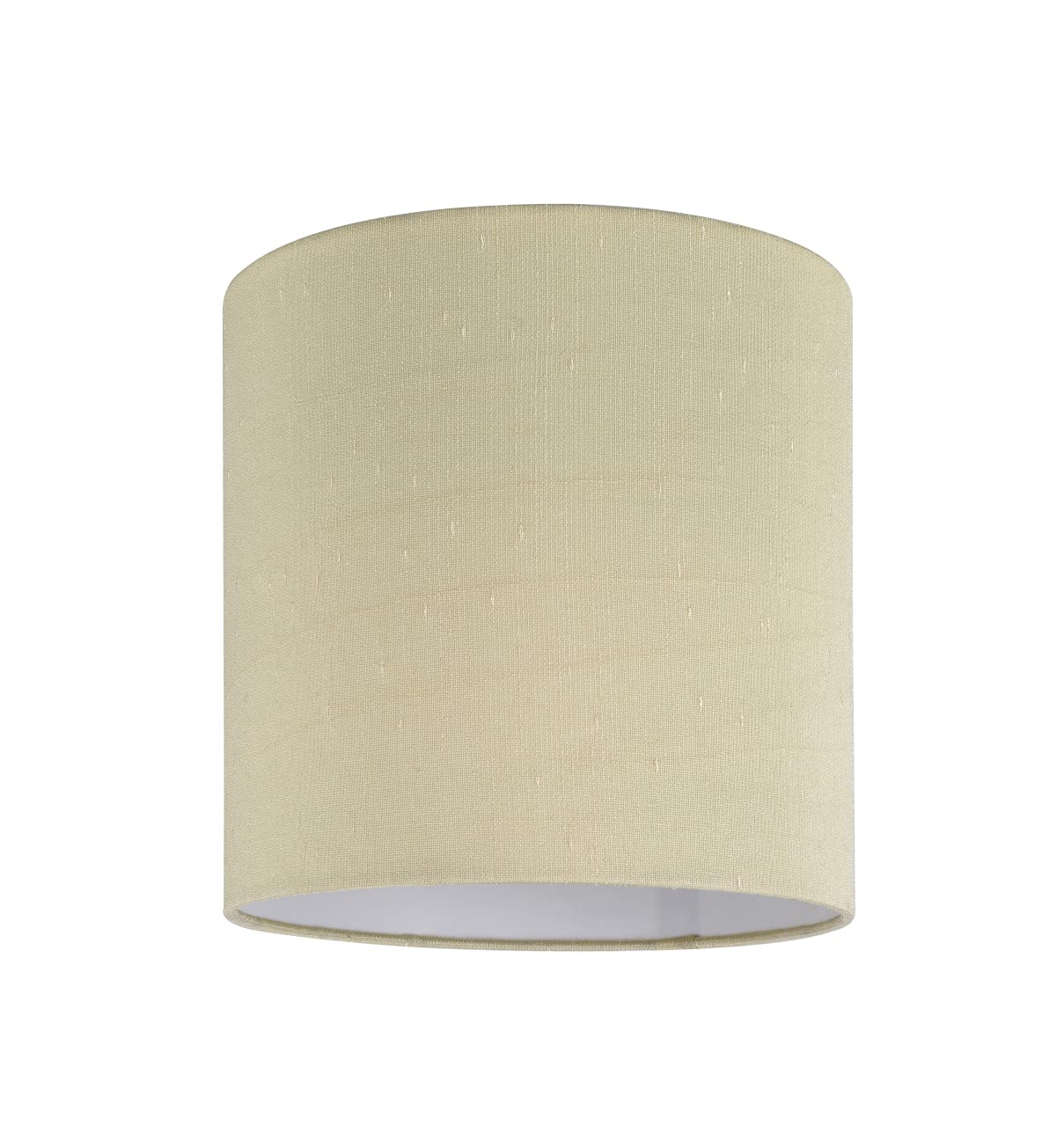Aspen Creative Drum Lamp Shade, Gold Jacquard Fabric, 8in x 8in x 8in, Model 31004A