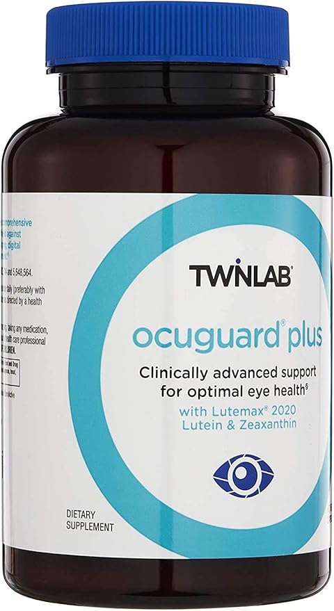 Twinlab Ocuguard Plus - Eye Supplement with Zinc, Vitamin A, C & D - 60 Veggie Capsules