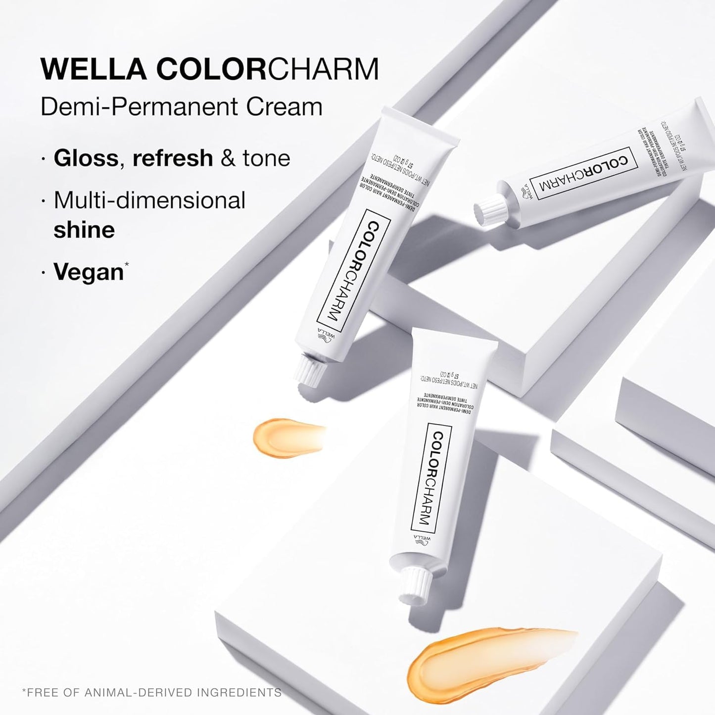 COLORCHARM Demi Permanent Hair Color 7RR Light Copper Gloss, Refresh & Tone 2 Fl Oz