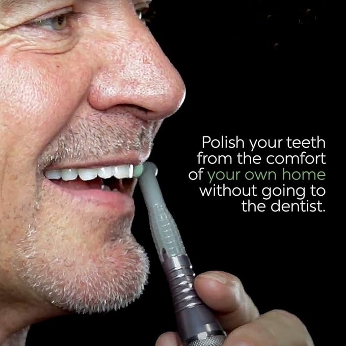 Brighter Image Lab Bilistic Pro Series Dental Tooth Polisher | Professional Dental Teeth Cleaning & Bleaching Modern Electric Toothbrush Corded | Removes Buildup and Freshens Breath