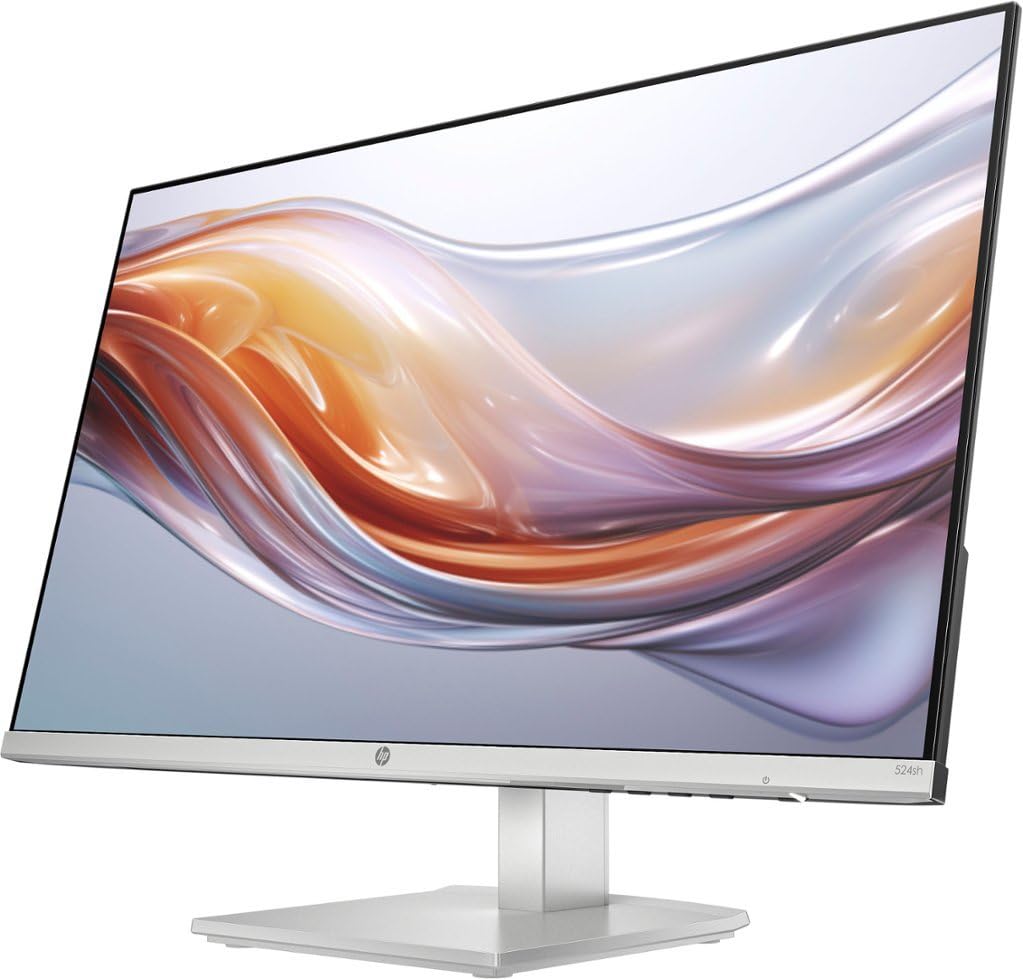 Hp Series 5 524Sh Monitor (Replaces M24H) 24 Ips Fhd (1920X1080) 99% Srgb Display, Adjustable Tilt, Flicker Free, Anti-Glare, Lo