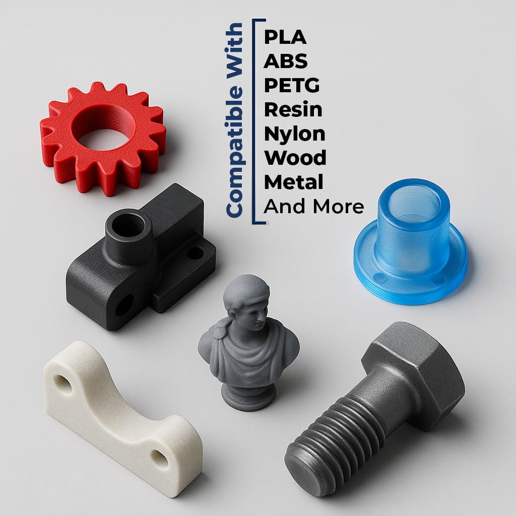 NoClogger 3D Printing Glue, CA-Based Adhesive, Fast-Drying & Precision Application, Works on PLA, PETG, ABS & More, Must-Have 3D Printing Tool, Strong Bond for Models & Miniatures