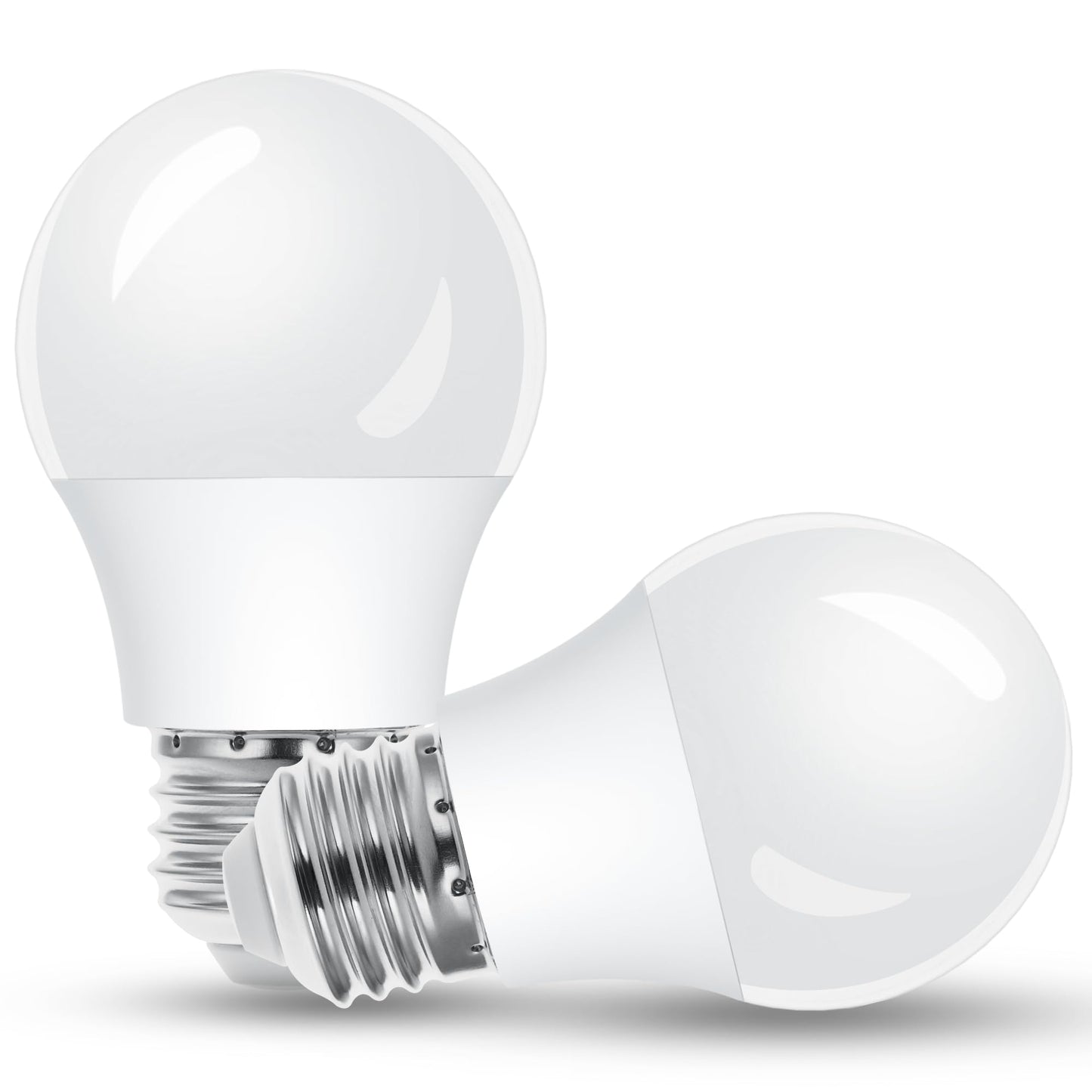 2 Pack A15 Led Light Bulb  E26 Base For Refrigerator Light Bulbs  5W Equivalent 40Watt  5000K Daylight White  Bright Lighting For Ceiling Fan  Kitchen  Indoors & Outdoors  500Lumens  Non-Dimmable