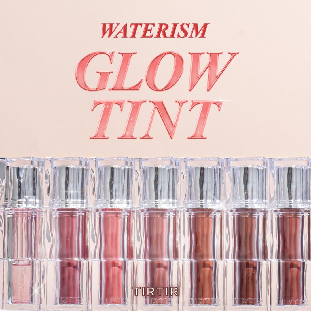 TIRTIR Waterism Tinted Lip Gloss #05 Scotch Shot, 0.14 Fl Oz - Kiss Ready Lipgloss, 12H Long Lasting Non Sticky Natural Tinted G
