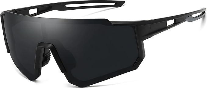 Tsctswk Polarized Sports Sunglasses Men Women, Outdoors UV Protection Sun glasses,Cycling Fishing Baseball Running Sunglasses