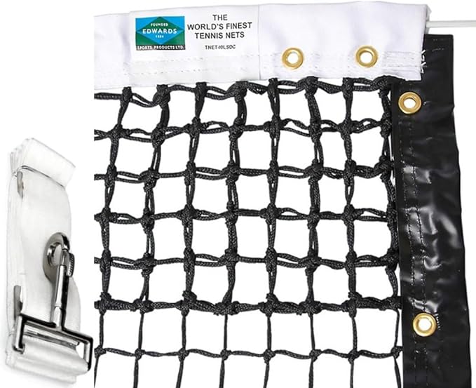 Edwards 42' Tennis Net w Center Strap Included - Court Equipment Package