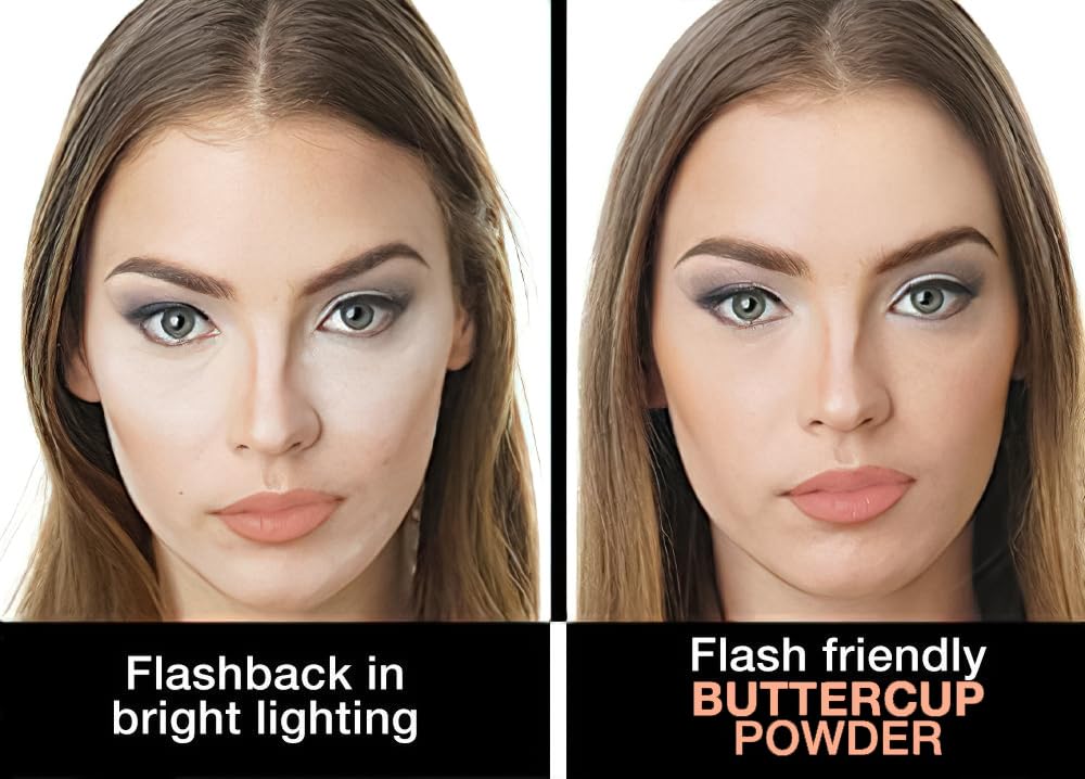 Sacha BUTTERCUP Ros   Setting Powder. No Ashy Flashback. Blurs Fine Lines and Pores. Loose, Translucent Face Powder to Set Makeu