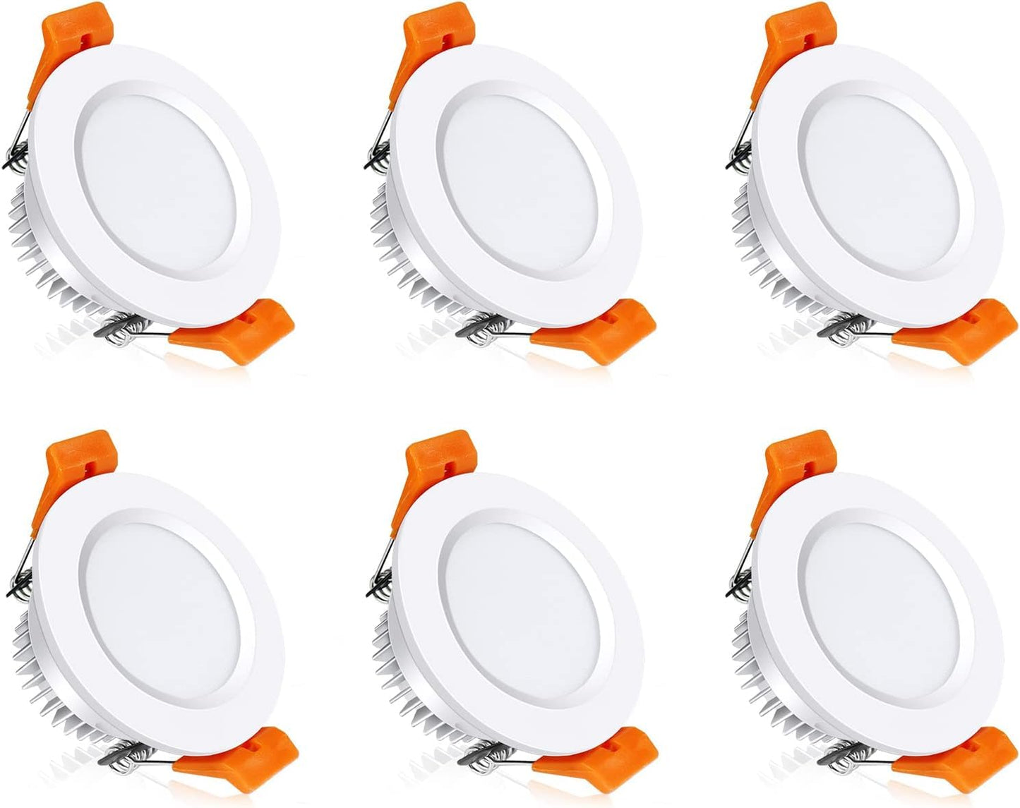 Inshareplus 6 Pack 2 Inch Led Recessed Lighting  Downlight Dimmable 3W (35W Equivalent)  5000K Daylight White  Cri80  Recessed Light Fixtures With Led Driver