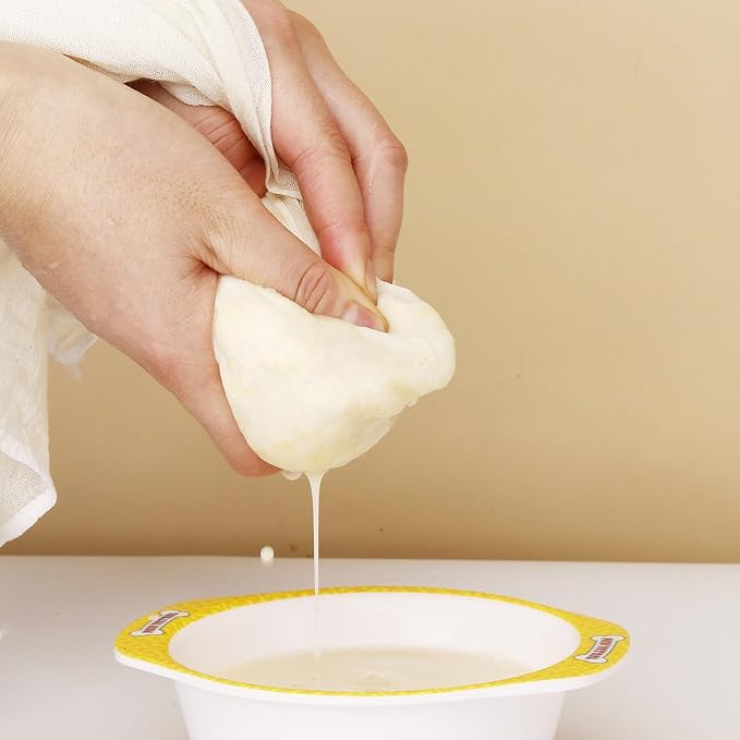 8 PCS Reusable Cheese Cloths for Straining, 20x20 Inch Hemmed Cheesecloth, 100% Cotton Unbleached Cloth Strainer for Coffee Brewing Cooking, Baking, Juicing, Straining, Cheese Making