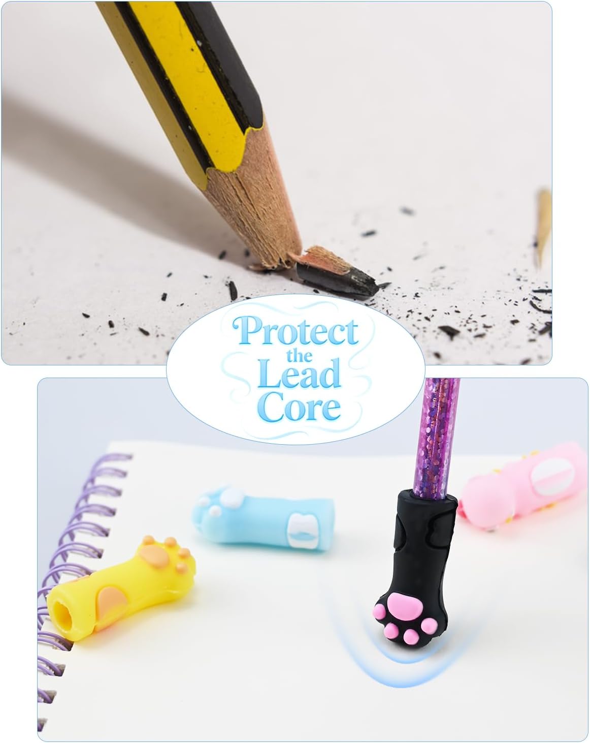 20 PCS Animal Pencil Toppers, Cute Pencil Tops for Kids Bulk, Back to School Pen Caps Charms Classroom Prizes Supplies for Girl Boy Student Teacher, Kids Fun Birthday Party Favors Gifts