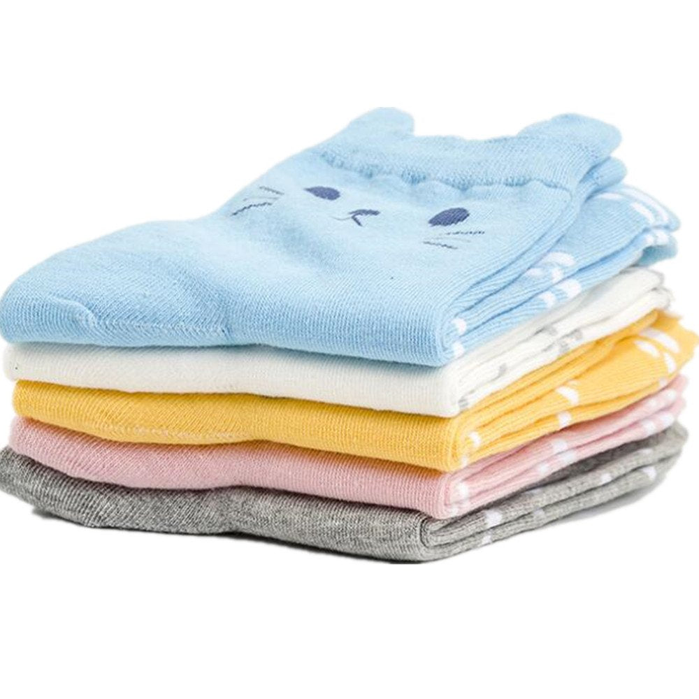Losa Kute Womens Crew Socks for Women Cute birthday Cats Gifts boot Funny Fun Cotton Girls Cat Ladies Novelty crazy girlfriend gift Sock Size 7-9 Women's Dress Long Soft Cotton Socks X1-catear906