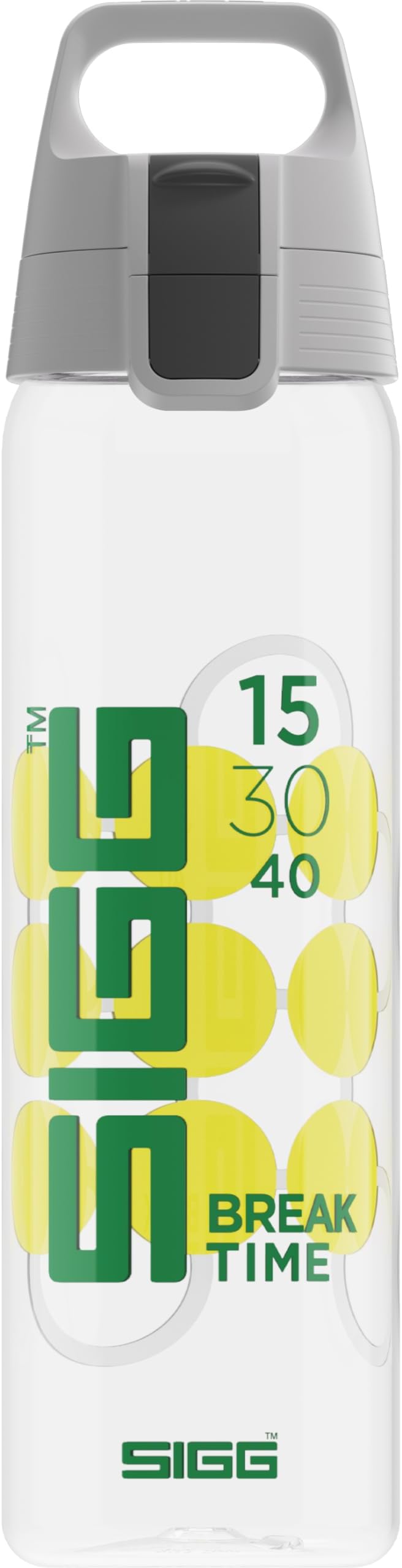 SIGG - Tritan Renew Transparent Water Bottle - Total Clear ONE MyPlanet - For Carbonated Beverages - Dishwasher Safe - With Fruit Strainer - Leakproof & Lightweight - BPA Free - 17 Oz / 25 Oz / 51 Oz