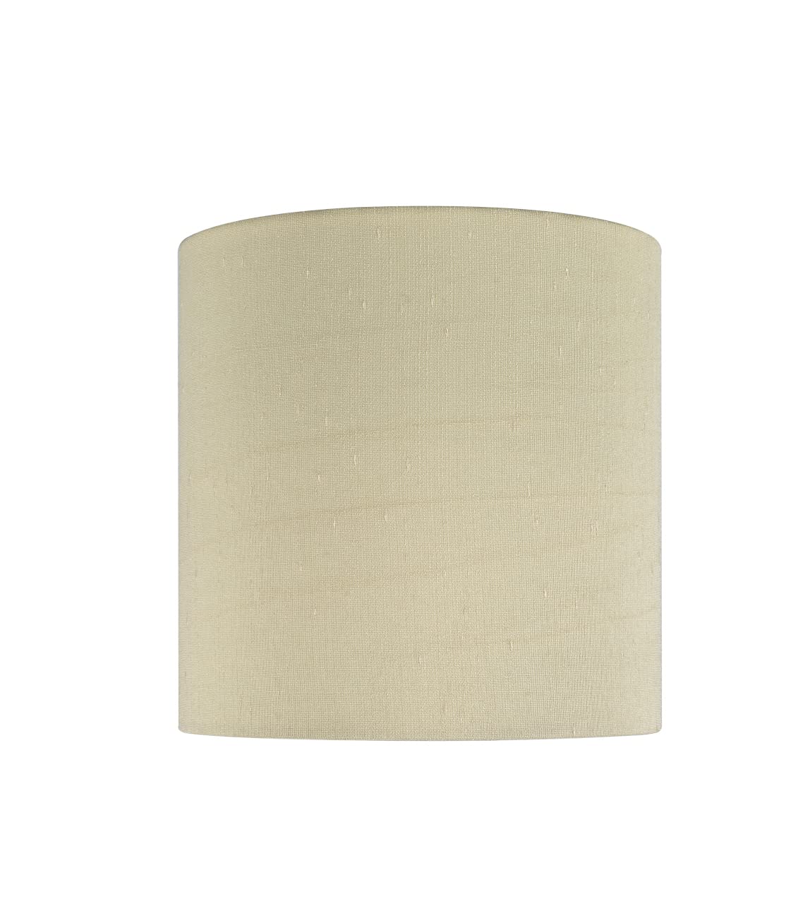 Aspen Creative Drum Lamp Shade, Gold Jacquard Fabric, 8in x 8in x 8in, Model 31004A