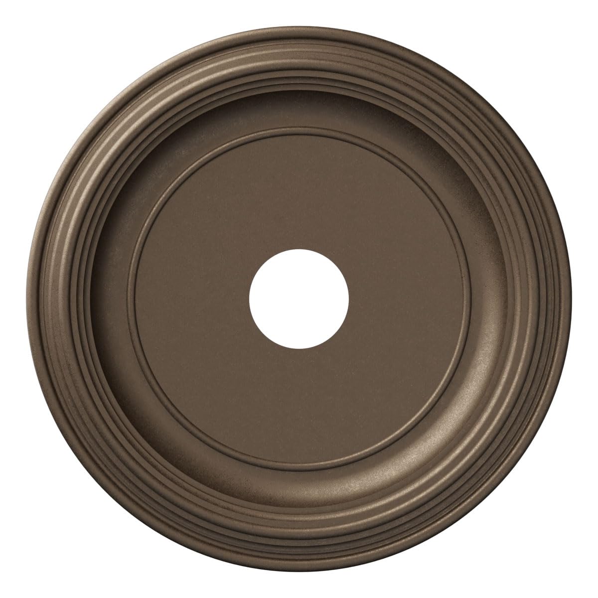 Ekena Millwork 19Od X 3 1/2Id X 1 1/2P Traditional Thermoformed Pvc Ceiling Medallion (Fits Canopies Up To 11 1/2), Ultracover S