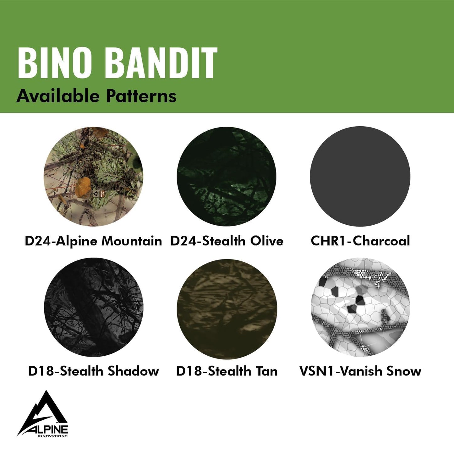 Slicker Bino Bandit - Blocks Glare, Improves Visual Acuity And Reduces Eye Fatigue. Fits All Binoculars, Stealth Shadow