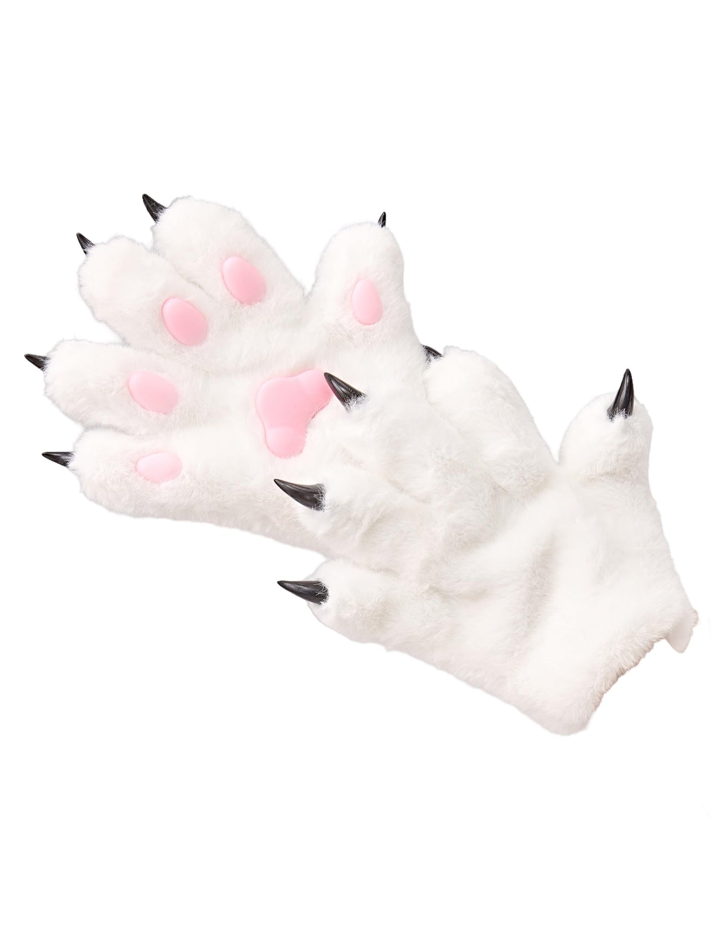 OTPEH Women Fursuit Paws Teenager Furry Gloves Cat Wolf Cosplay Costume Accessories