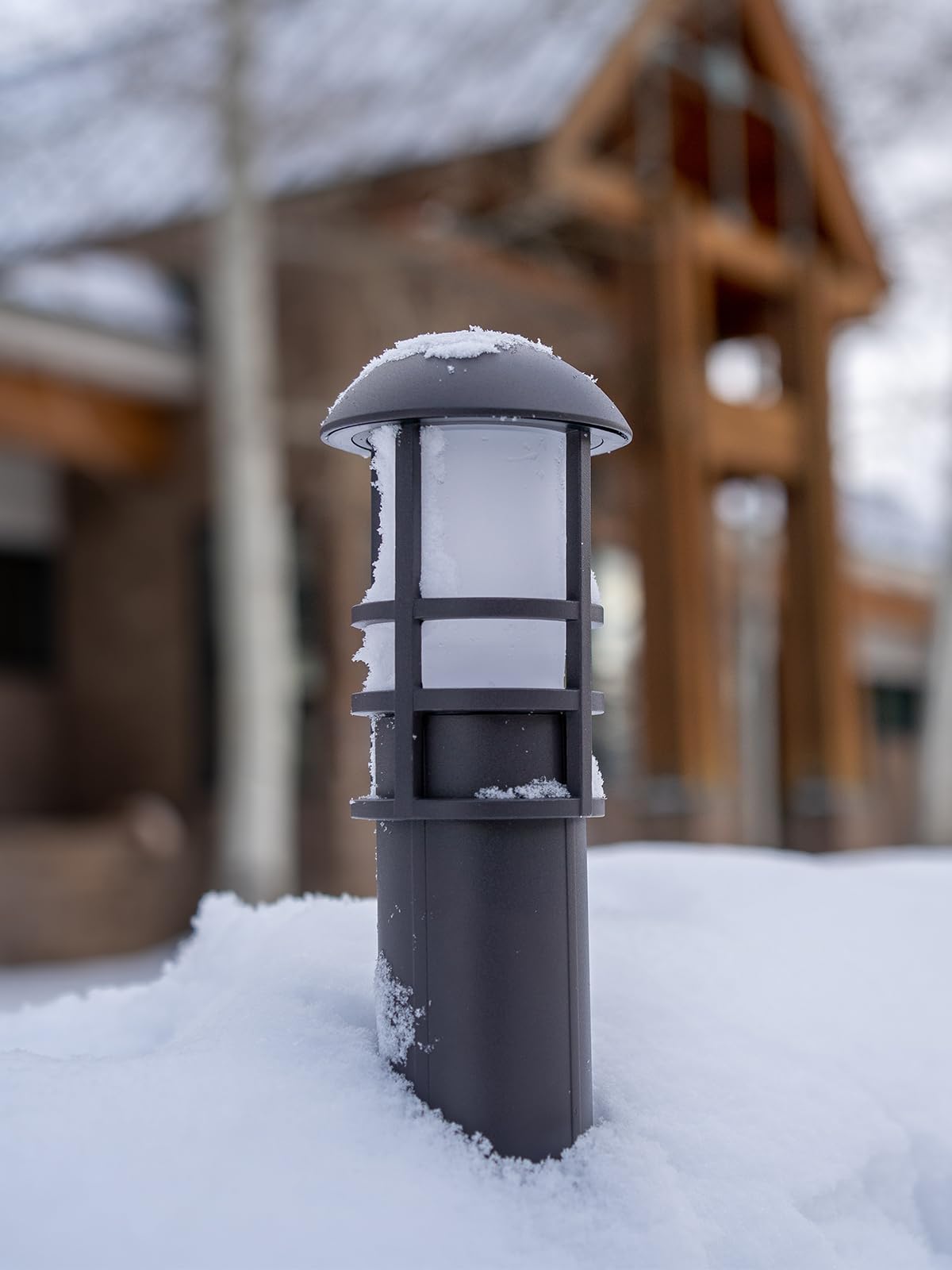 Leonlite 12-Pack Low Voltage Landscape Lights, 3W Cri90+ Waterproof Bollard, Bronze Aluminum, 4000K Cool White, Model 54016
