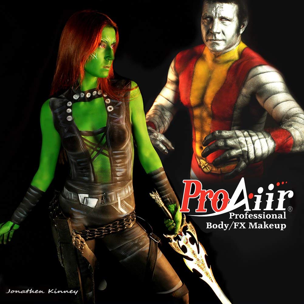 ProAiir Face and Body Painting Makeup - 2oz (60ml) Olive Green