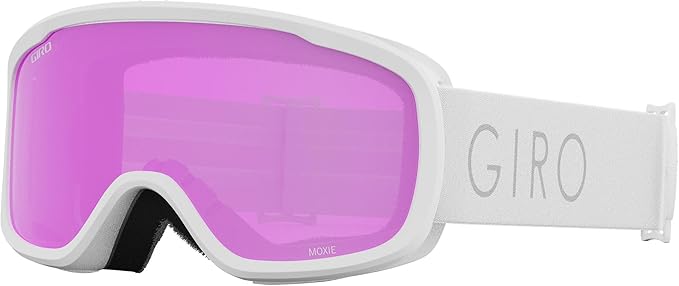 Giro Moxie Asian Fit Ski Goggles - Snowboard Goggles for Women & Youth - 2 Lenses Included - Anti-Fog - OTG (Over Glasses)