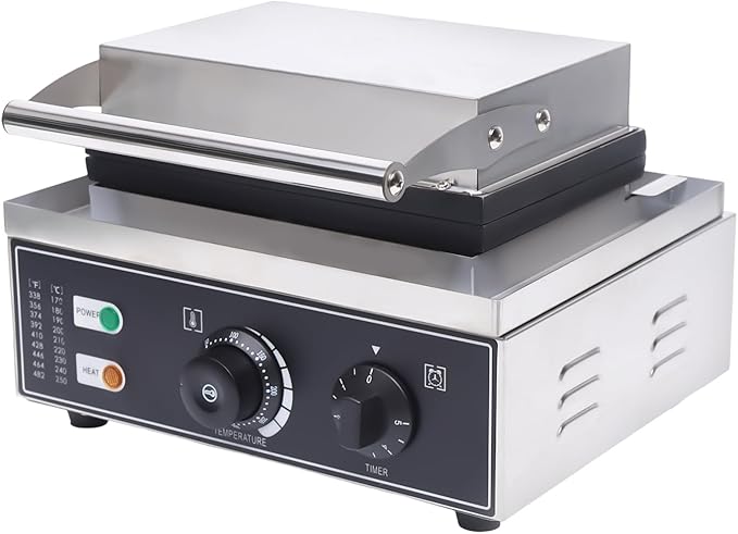 1550W Electric Donut Maker, 12 Hole Nonstick Doughnut Machine Commercial Waffle Maker Crepe Maker for Restaurant Bakeries Family, Temperature Range 122-572℉