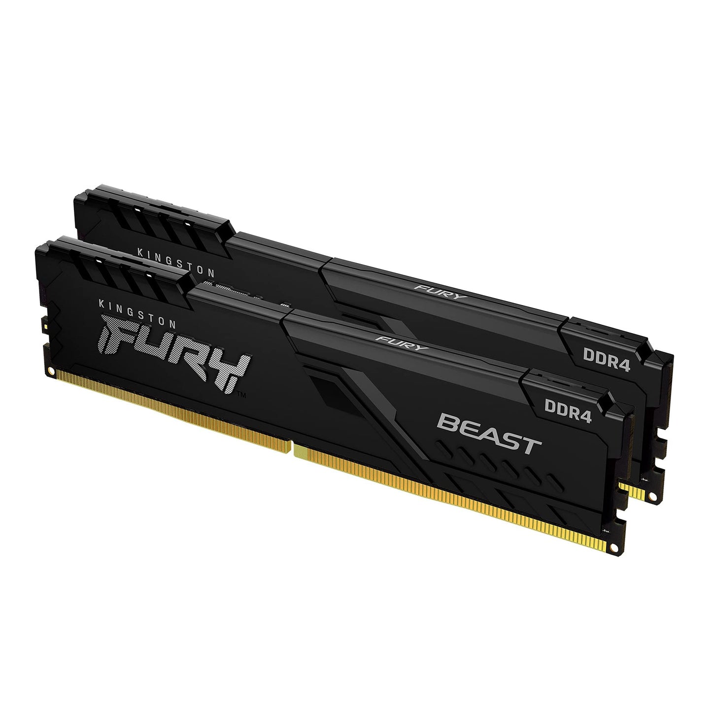 Kingston Fury Beast 32Gb (2X16Gb) 3200Mhz Ddr4 Cl16 Desktop Memory Kit Of 2 Kf432C16Bb1K2/32