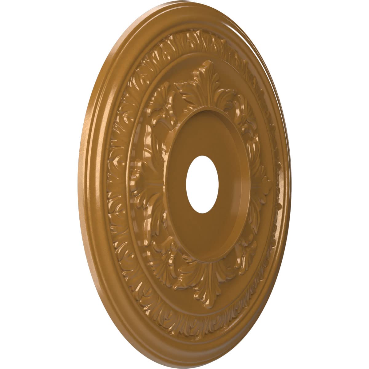 Ekena Millwork Cmp22Badvg Baltimore Thermoformed Pvc Ceiling Medallion (Fits Canopies Up To 7 3/4), 22Od X 3 1/2Id X 1P, Univers